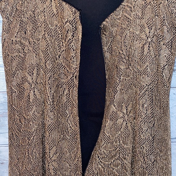 Beautiful Gold NUIT Dress with Scarf Size M? - Picture 6 of 11